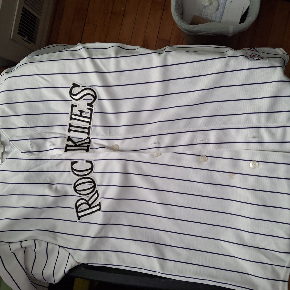 White and Black Striped Men's Shirt